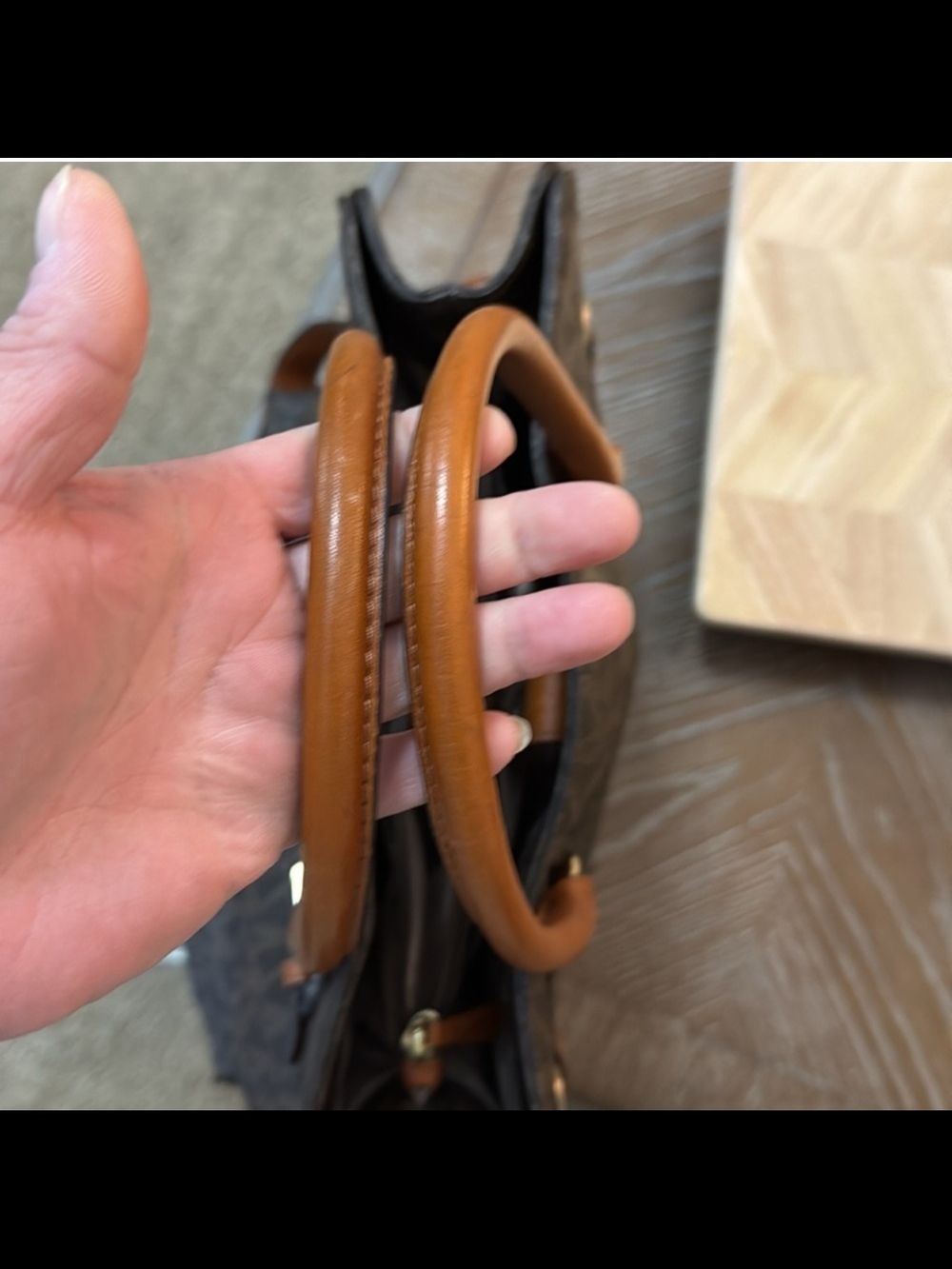 Michael Kors Brown Signature Tote Bag - Picture 6 of 13